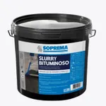 Mortero bituminoso de color negro, slurry bituminoso de Soprema